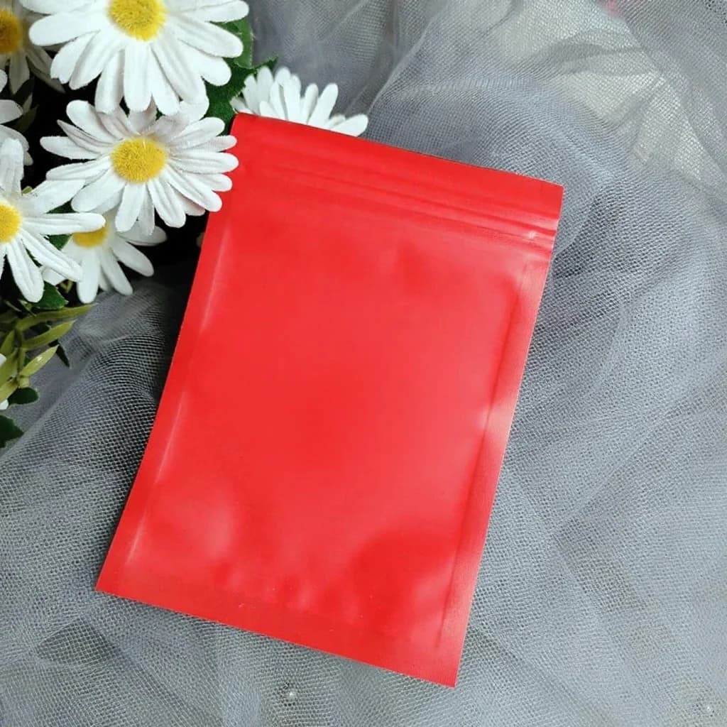 Pungi ziplock din plastic mat, pentru instrumente de manichiură și unghii false